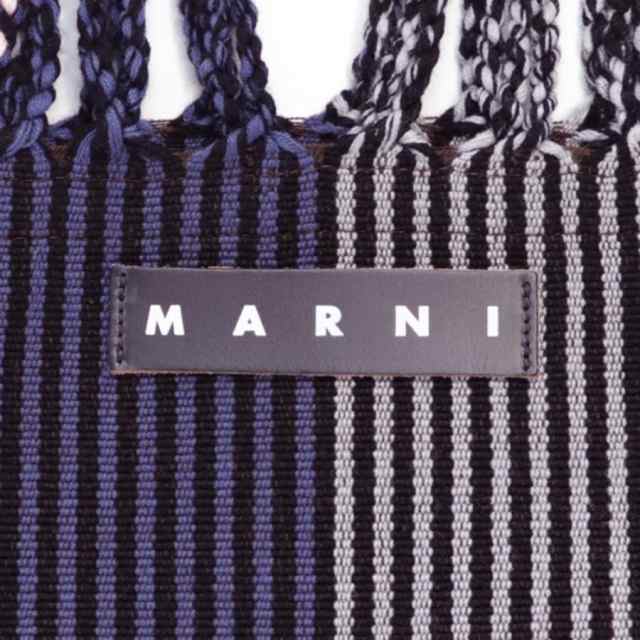 MARNI マルニフラワーカフェ ピクニックバッグ ウルトラマリン